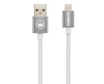 Cabo Lightning 2m Prata Kimaster (0)