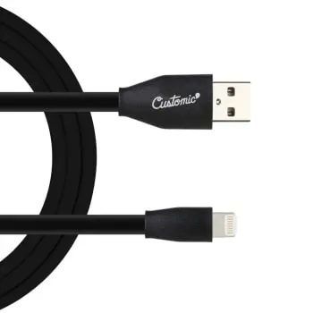 Cabo Lightining Charger Preto Customic (0)